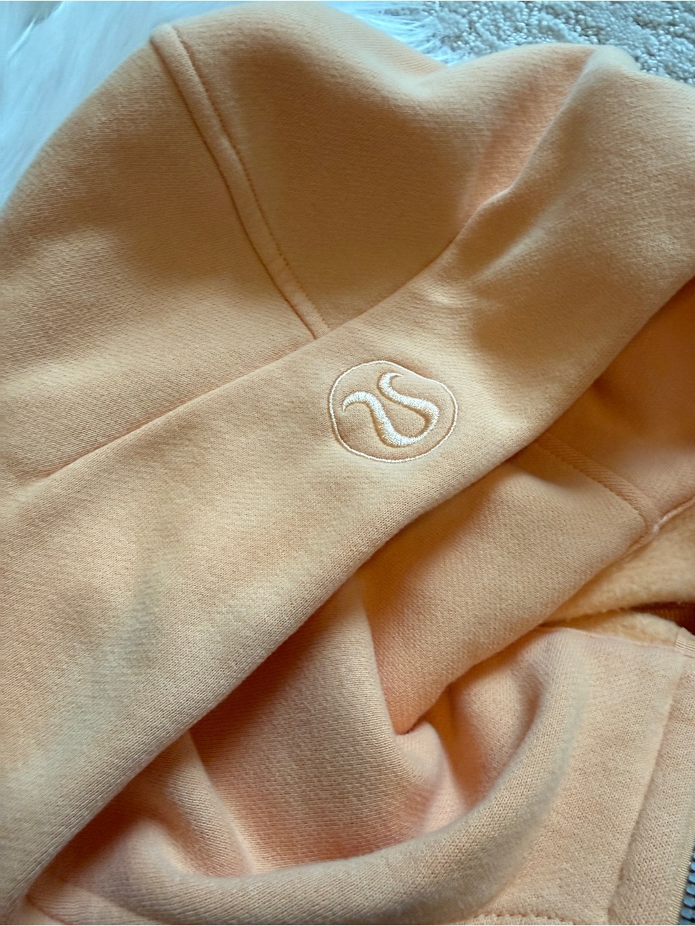 Lululemon Scuba Oversized Half-Zip Hoodie in Rock Melon XS/S - Picture 4 of 6